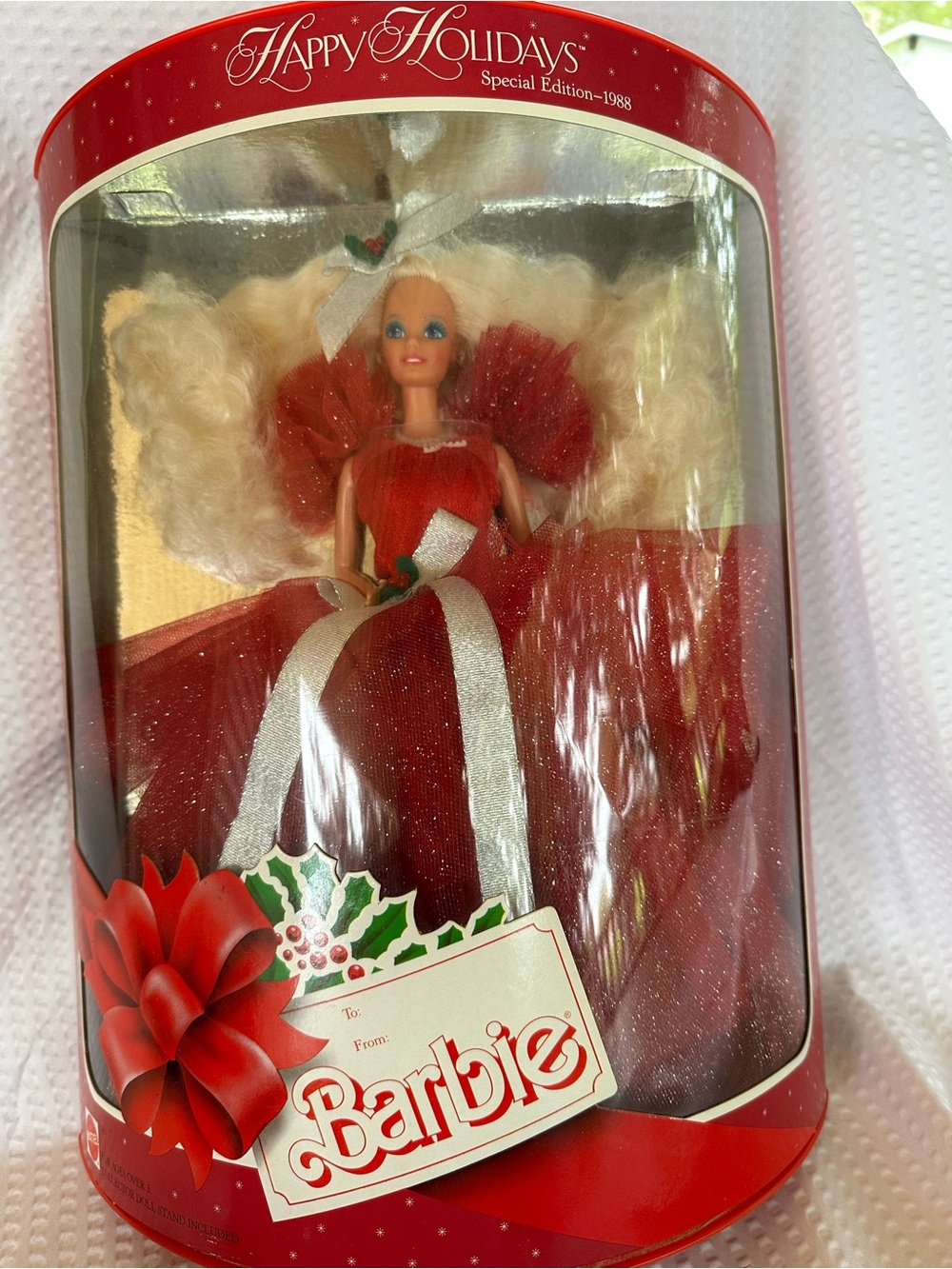 Barbie 1988 Happy Holidays First in Series Special Edition New in Box